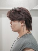 20代～30代/メンズウルフスタイル/センターパート［仙台］