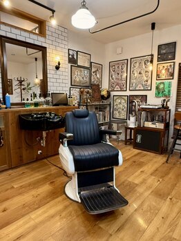 オルドバーバー(OLDO BARBER)の写真/《量より質》技術を求める男のための、完全マンツーマンバーバー。