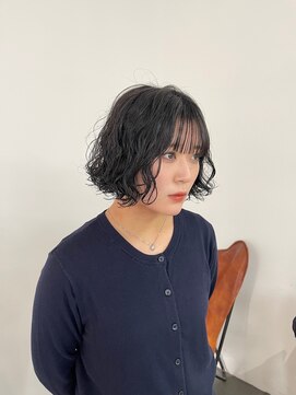 ディッシィ 立川(D'ICI) 《SAYAKA》暗髪ボブパーマ