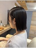 ボブ×似合わせカット【ボブ/丸型卵型/髪質改善/美髪矯正/塚口】