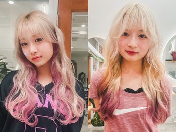 シラフ(SHIRAF)の写真/1人1人のメイクやファッション、雰囲気を大事に◎トレンドとのMIXでご提案!個性的なデザインもお任せ◇