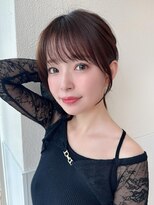 アフロート エル 錦糸町(AFLOAT L) 暗髪でも出せるこなれ感フェイスレイヤー×ナチュラルミディアム