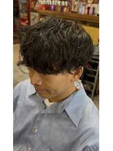 バブルス ヘアー ワークス(Bubbles hair works) シャドウパーマ