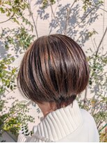 シープ(Sheep)&nbsp;大人ボブ×白髪ぼかしハイライト