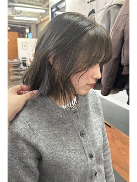 ニール 名古屋 伏見 丸の内(NEELU) 【RIE】ブリーチなしダブルカラーで作るオリーブベージュ
