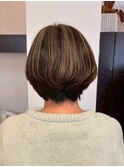 白髪ぼかしハイライト