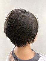 ケーズヘアー 津田沼SHORE店(K's Hair)&nbsp;秋色艶感ショートボブ◎30代40代前髪あり