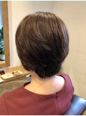 バッサリと大人のショートヘアstyle