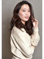 ペスカ 清田店(pesca)&nbsp;ウエーブ　かき上げ　セミロング　×PESCA札幌清田店