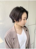 スタイリング簡単♪小顔見せ☆20代30代40代人気の丸みショート