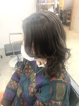 シェア 天王寺(share) ハイライトカラー/ウルフ/ミディアムウルフ