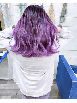 トーク 伊丹本店(TAL'KE) TAL'KE/バレイヤージュ×ラベンダーピンク_676