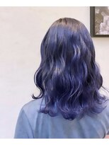 モアナ バイ ヘッドライト 沖縄東崎店(Moana by HEADLIGHT)&nbsp;Moana【東崎】#ネイビーカラー#グラデーションカラー#ブリーチ