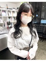 ディーカヘアーセンダイ(Di KA HAIR sendai)&nbsp;dark gray/グレーカラー/韓国風/アンニュイ