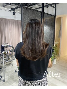 アリーズ シブヤ(ALLYS shibuya) レイヤースタイル レイヤーカット アッシュブラウン