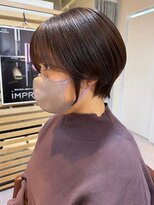 ジアン バイ ミルボン NU茶屋町+(GIEN by milbon) ショートボブヘアスタイル艶髪ココアブラウン《大阪梅田》