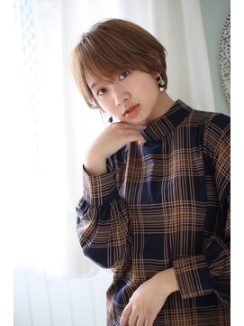 アッシュ 池袋店(Ash) 10代20代30代『耳掛けショートボブ』　＃池袋駅