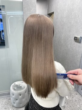 天神美容室 韓国ヘア×ブリーチ×ミルクティー