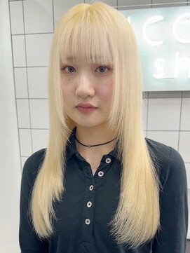 ウィコ 新宿(WICO) 抜きっぱなしブロンド[新宿駅/美髪/ピンクブラウン］