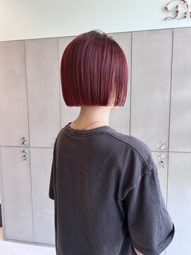 ディーナ(D'na) 【D'na×古屋】ミニボブ×レッドカラー