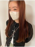ブリーチなしオレンジカラー