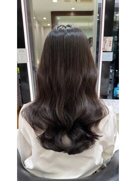 アピッシュ ギンザ(apish ginza) ロングパーマ/韓国風パーマ/コテ巻きパーマ/デジタルパーマ/藤野