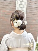 シニヨン×袴