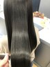 【平日限定】広がりを抑えたい☆髪質改善トリートメントカラー+カット