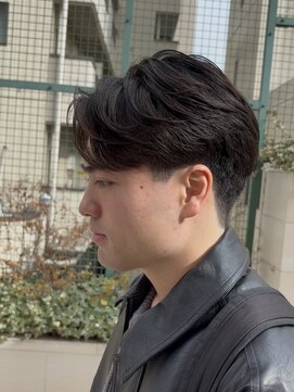 スタイル 成城学園前(STYLE) メンズ センターパート 毛流れパーマ メンズパーマ