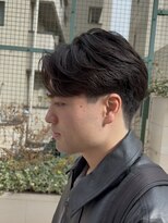 スタイル 成城学園前(STYLE) メンズ センターパート 毛流れパーマ メンズパーマ