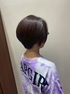 アクセ 大人可愛いハンサムショート奥行きショート＊40代50代ミセスヘア