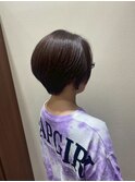 大人可愛いハンサムショート奥行きショート*40代50代ミセスヘア