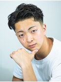 ツーブロフェード/かき上げ/刈り上げ/barber