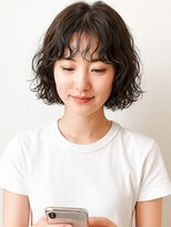 ラレイ ハラジュク(Lalei harajuku)&nbsp;原宿ボブパーマカールウェーブ大人ボブスパイラルパーマ20代30代