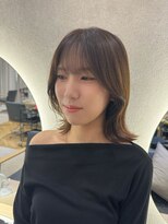 ジーナ 福岡天神(Zina)&nbsp;艶ベージュ×大人ボブ(Zina福岡天神)