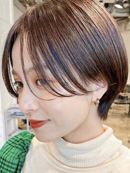 ガーデン ミサト 三郷中央(garden misato)の写真/収まりのいいショートは横顔美人の鉄則!Cut技術で最も大切なショートはGARDENにお任せ♪