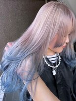 イエナ 渋谷(IENA)&nbsp;★ラベンダーグレーシャギーウルフミディアムレイヤー