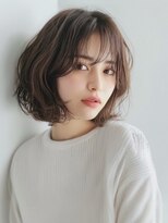 プラス セカンド ヘア(Plus 2nd)&nbsp;ボブ/ニュアンスパーマ/明るめブラウン