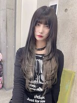 インク 渋谷(INK.)&nbsp;ミルクティーブロンドニュアンスウルフワンホンレイヤー渋谷