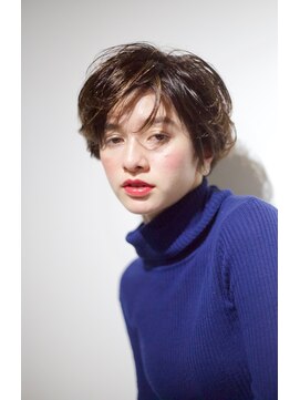 レンジシ オモテサンドウ(RENJISHI omotesando) くせ毛風無造作マッシュショート