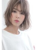 ミディアム×ハイトーン×ナチュラルボブ.