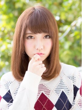 ライズ バイ レボ 柏店(RISE by REVO) ボブ/カーキグレージュ/大人かわいい/フェザーバング