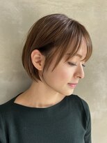 ヘアーアンドメイク ツィギー(Hair Make Twiggy) 【twiggy篠崎】☆耳かけショートボブ☆【髪質改善/ハイライト】