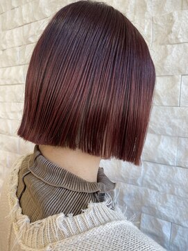 ルシードスタイルレーヴ(LUCIDO STYLE REVE) ぱつんとミニボブ