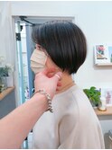 ショートボブ/ミニボブ/マッシュ/切りっぱなし/柏駅