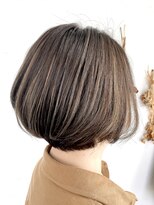 ヘアスタジオ ブリエ(HAIR STUDIO BRILLER) 2022 S/S ミディアムボブ × ベージュ　× ハイライト