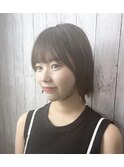 【ショート】【ボブ】オシャレ感アップ！ぱつっとボブ♪