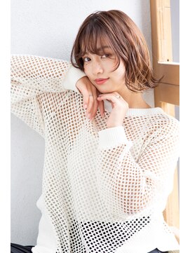 トティア 福島(Totia) 【Totia福島】外ハネボブ×ヘーゼルベージュ