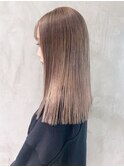 ベージュミディ_チェリーブラウンフェミニンロング_ba359081