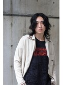 メンズのレイヤーロング